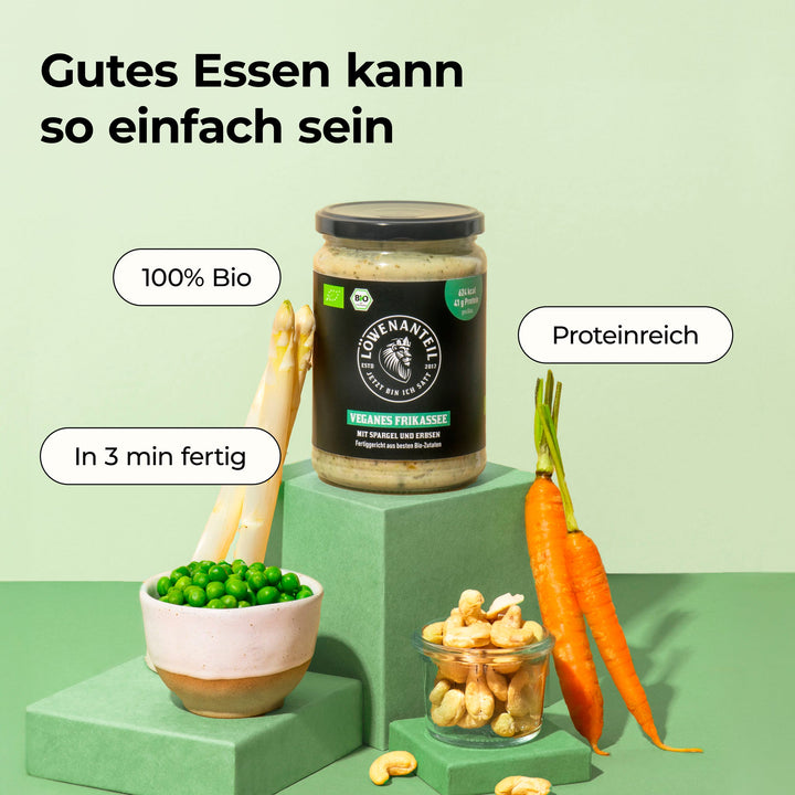 Veganes Frikassee - Löwenanteil