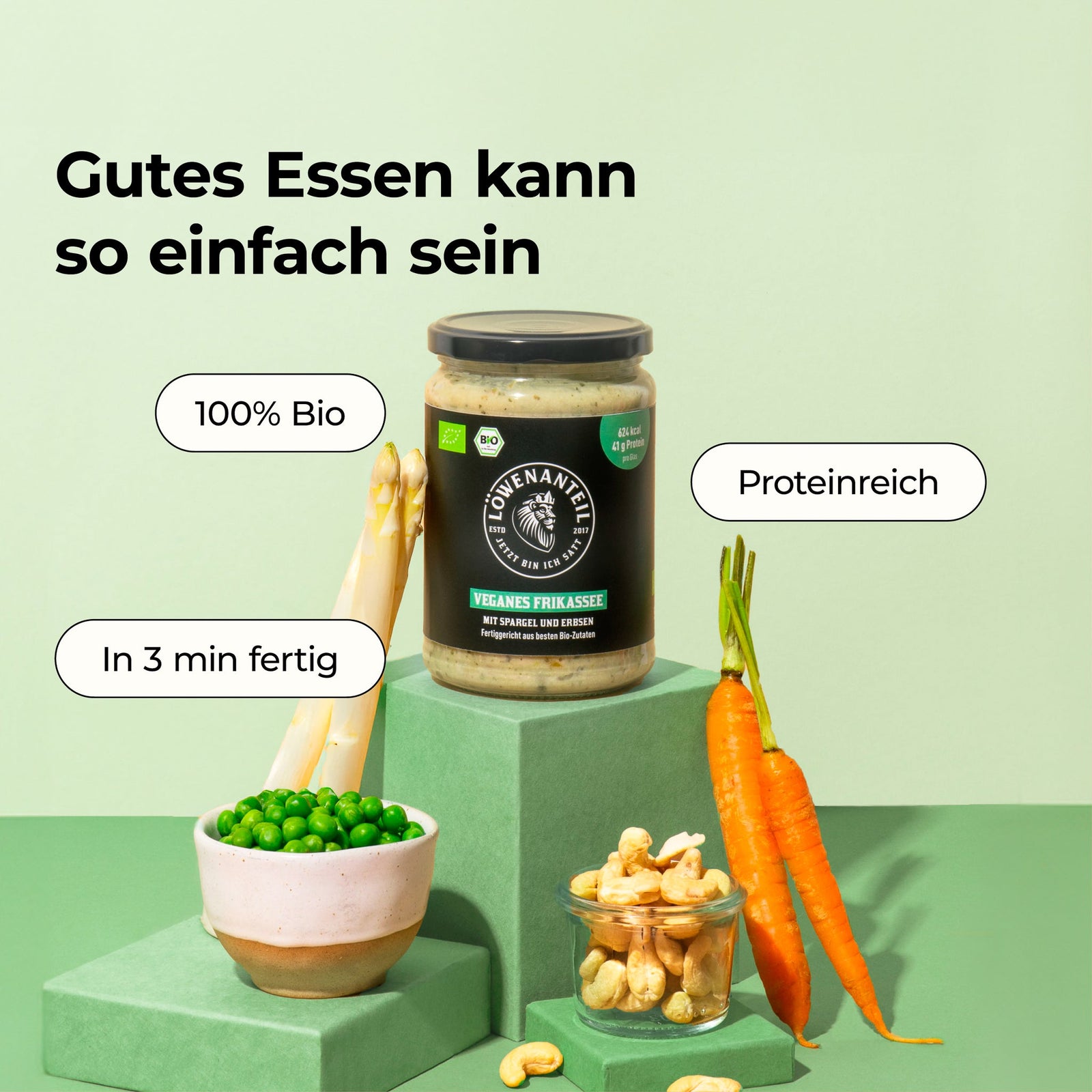 Veganes Frikassee - Löwenanteil